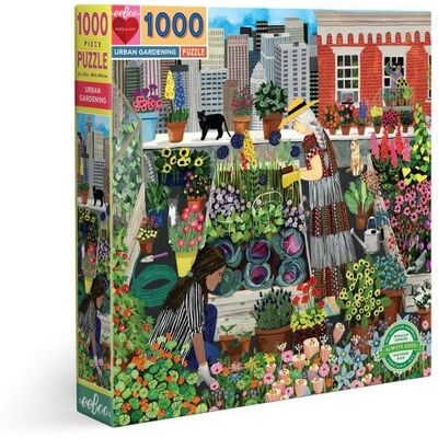 eeBoo Urban Gardening Block Puzzle - Puzzle - Publicité eeBoo Urban Gardening Block Puzzle - Puzzle - Publicité