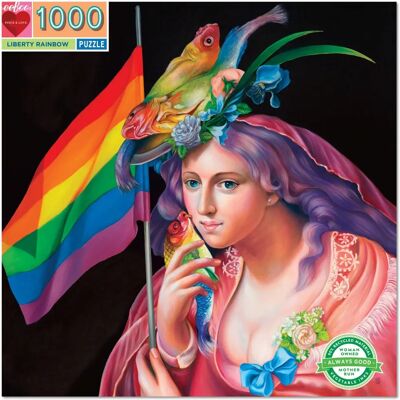 Eeboo Puzzle Regenbogen der Freiheit - 1000 Teile Eeboo Puzzle Regenbogen der Freiheit - 1000 Teile