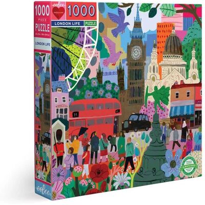 eeBoo London Life Puzzle 1000 Pieces - Puzzle eeBoo London Life Puzzle 1000 Pieces - Puzzle