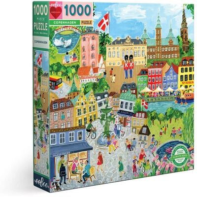 eeBoo København Puslespill - 1000 deler - Kunst eeBoo København Puslespill - 1000 deler - Kunst
