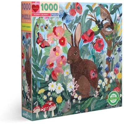 eeboo Poppy Bunny Puzzle - 1000 pcs - Puzzle eeboo Poppy Bunny Puzzle - 1000 pcs - Puzzle