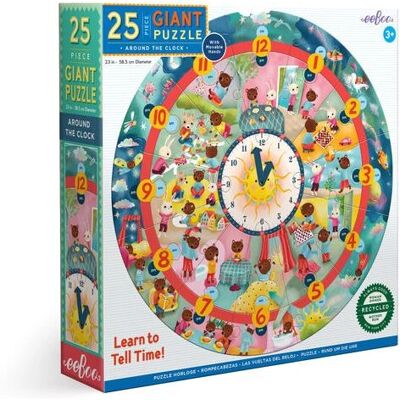 eeBoo PZCLK Puzzle - Puzzle d'Animaux de 25 Pièces - Jouet Éducatif - Publicité eeBoo PZCLK Puzzle - Puzzle d'Animaux de 25 Pièces - Jouet Éducatif - Publicité