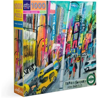 Puzzle Times Square 1000 pièces - Eeboo Puzzle Times Square 1000 pièces - Eeboo