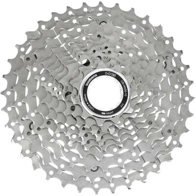 Shimano Deore 10-Speed Silver Cassette - 11-34T Shimano Deore 10-Speed Silver Cassette - 11-34T