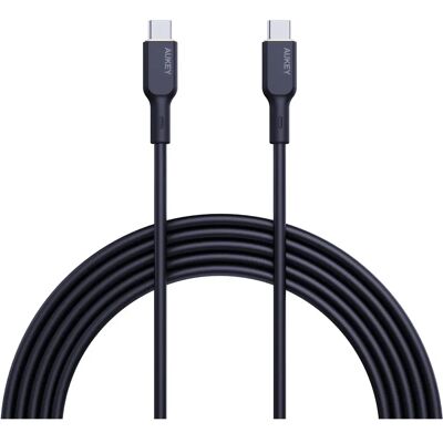 Aukey CB-SCC101 USB-C Kabel - 100W, 1m, Schwarz Aukey CB-SCC101 USB-C Kabel - 100W, 1m, Schwarz