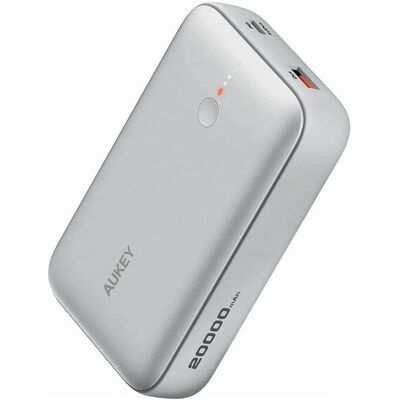 Aukey Spark Mini 20000mAh Powerbank, Silber Aukey Spark Mini 20000mAh Powerbank, Silber