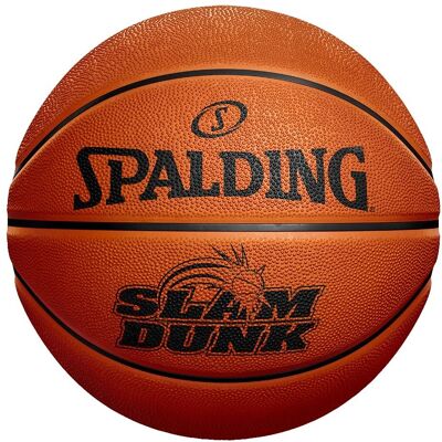 Piłka do Koszykówki Spalding Slam Dunk - Rozmiar 7 Syntetyczna Piłka do Koszykówki Spalding Slam Dunk - Rozmiar 7 Syntetyczna
