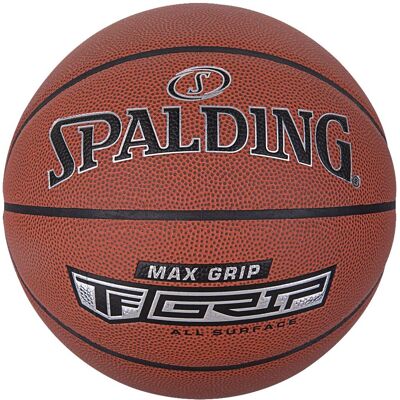 Basketball Max Grip Spalding - Taille 7 - Indoor/Outdoor - Certifié Basketball Max Grip Spalding - Taille 7 - Indoor/Outdoor - Certifié