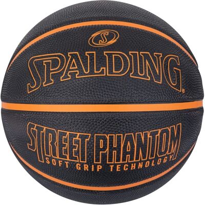 Spalding Phantom 84383Z Outdoor Basketball - Black Spalding Phantom 84383Z Outdoor Basketball - Black