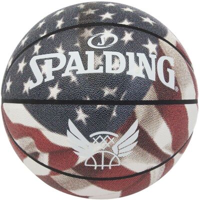 Spalding Modell 7 Gummibasketball Mehrfarbig - Unisex Spalding Modell 7 Gummibasketball Mehrfarbig - Unisex