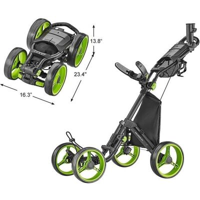 CaddyTek Explorer V8 carrello da golf pieghevole leggero - carrello da golf CaddyTek Explorer V8 carrello da golf pieghevole leggero - carrello da golf