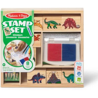 Ensemble de tampons en bois Melissa & Doug - Dinosaurs Ensemble de tampons en bois Melissa & Doug - Dinosaurs