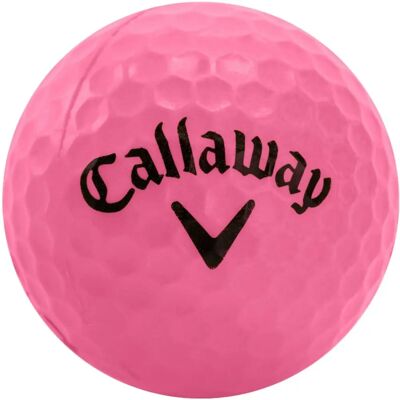 Balles d'entraînement de golf Callaway HX - Pack de 9 - Rose Balles d'entraînement de golf Callaway HX - Pack de 9 - Rose