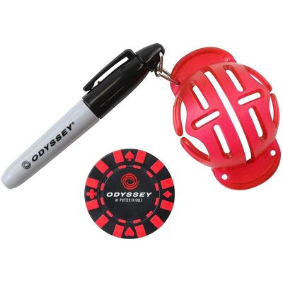 Odyssey Straight Shot Putt Alignment Golf Training Aid - Golf Type Odyssey Straight Shot Putt Alignment Golf Training Aid - Golf Type