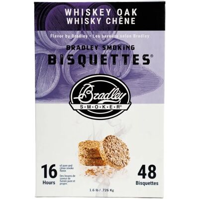 Briquettes de Chêne Whisky Bradley - Carburant pour Fumoir Électrique - Publicité Briquettes de Chêne Whisky Bradley - Carburant pour Fumoir Électrique - Publicité