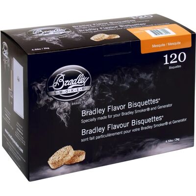 Bradley Smoker Mesquite - 120 Stück Holzbriketts für Elektro-Smoker Bradley Smoker Mesquite - 120 Stück Holzbriketts für Elektro-Smoker