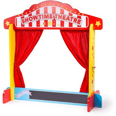 Bigjigs Toys Holz-Puppentheater - Fantasievolles Kinderspiel Bigjigs Toys Holz-Puppentheater - Fantasievolles Kinderspiel
