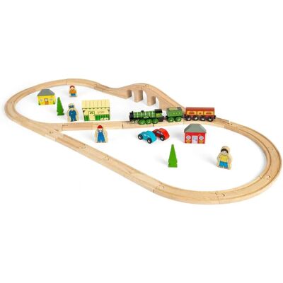 Bigjigs Rail Flying Scotsman Train Set - Train Set Bigjigs Rail Flying Scotsman Train Set - Train Set