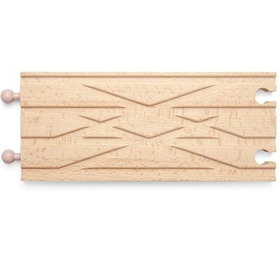 Bigjigs Holzbahn Diamantkreuz - Eisenbahnzubehör ab 3 Jahren Bigjigs Holzbahn Diamantkreuz - Eisenbahnzubehör ab 3 Jahren