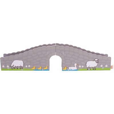 Bigjigs Rail Bauernhofbrücke - Kompatibel mit Holzbahnen - Ab 3 Jahren Bigjigs Rail Bauernhofbrücke - Kompatibel mit Holzbahnen - Ab 3 Jahren