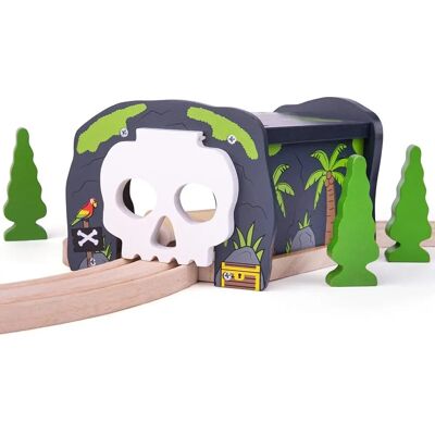 Bigjigs Rail Schatzhöhle - Unisex Zugtunnel - Schwarz Bigjigs Rail Schatzhöhle - Unisex Zugtunnel - Schwarz