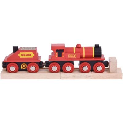 Bigjigs Big Red Engine - Holzspielzeugeisenbahn Bigjigs Big Red Engine - Holzspielzeugeisenbahn