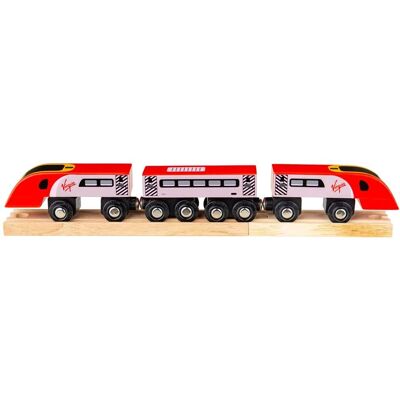 Bigjigs Pendolino Holz-Eisenbahnset - Kompatibel mit allen Bigjigs Rail Produkten Bigjigs Pendolino Holz-Eisenbahnset - Kompatibel mit allen Bigjigs Rail Produkten