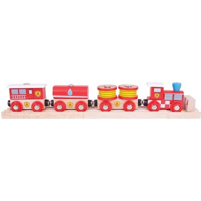 Bigjigs Rail Feuer- und Rettungszug - Zug Bigjigs Rail Feuer- und Rettungszug - Zug