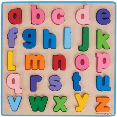 Bigjigs Spielzeug Buchstabenpuzzle - Bildendes Holzalphabet für Kinder Bigjigs Spielzeug Buchstabenpuzzle - Bildendes Holzalphabet für Kinder