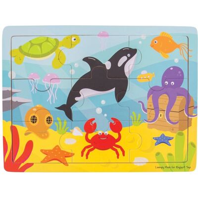 Bigjigs Toys Puzzle - Meereswelt für Kinder Bigjigs Toys Puzzle - Meereswelt für Kinder