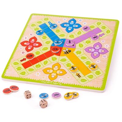 Bigjigs Toys Ludo Game - Classic Family Board Game Bigjigs Toys Ludo Game - Classic Family Board Game
