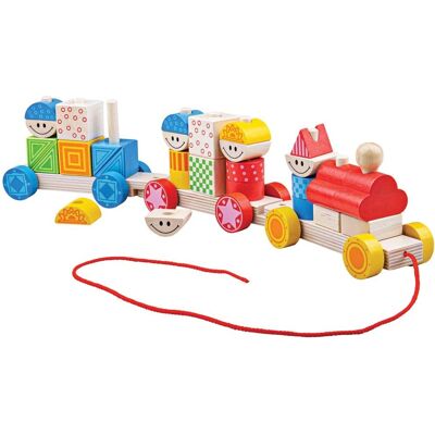 Bigjigs Toys Holz Build Up Zug - Spielzeugzug für Kinder Bigjigs Toys Holz Build Up Zug - Spielzeugzug für Kinder