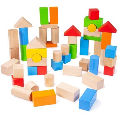 Blocs Colorés pour Bébé dans Seau 50 pcs - Jouets Blocs Colorés pour Bébé dans Seau 50 pcs - Jouets