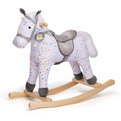 Bigjigs Toys Musternder Schaukelpferd - Weiß - Spielzeug Schaukelpferd Bigjigs Toys Musternder Schaukelpferd - Weiß - Spielzeug Schaukelpferd