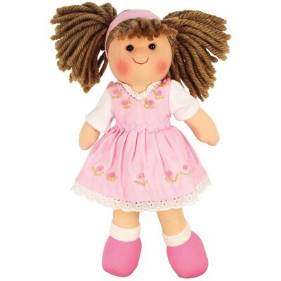 Bigjigs Toys Rose Puppe - Weiche Kuschel-Puppe 28cm Bigjigs Toys Rose Puppe - Weiche Kuschel-Puppe 28cm