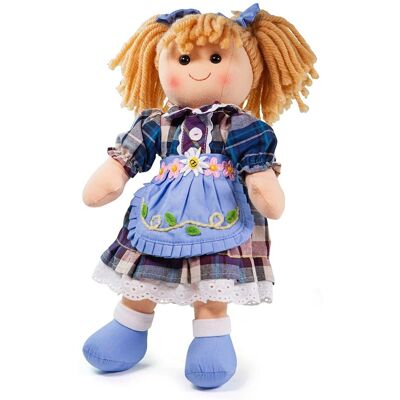 Poupée en peluche à corps souple 33 cm - Katie de Bigjigs Toys - Publicité Poupée en peluche à corps souple 33 cm - Katie de Bigjigs Toys - Publicité