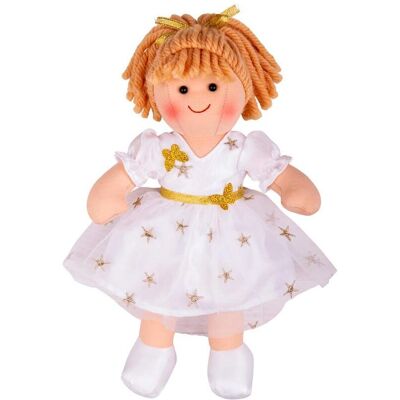 Poupée en peluche blanche Charlotte de Bigjigs Toys - Jouet doux - Publicité Poupée en peluche blanche Charlotte de Bigjigs Toys - Jouet doux - Publicité