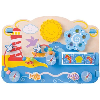 Bigjigs Toys Marine Baby Aktivitätstisch - Lernspielzeug für 6 Mon. Bigjigs Toys Marine Baby Aktivitätstisch - Lernspielzeug für 6 Mon.