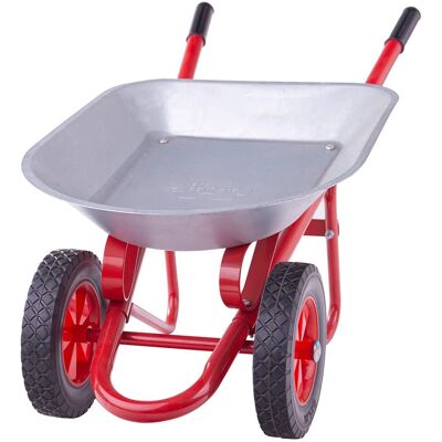 Bigjigs Toys Kinder Schubkarre - Rot - Gartenspielzeug für Kinder Bigjigs Toys Kinder Schubkarre - Rot - Gartenspielzeug für Kinder