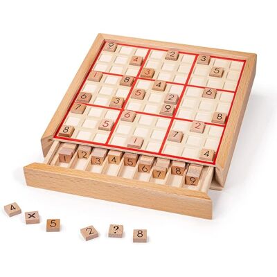 Jeu de Sudoku Bigjigs Toys - Naturel - Développement du cerveau pour enfants - Publicité Jeu de Sudoku Bigjigs Toys - Naturel - Développement du cerveau pour enfants - Publicité