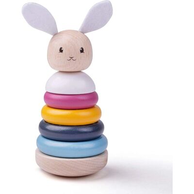 Bigjigs Toys Hasen Stapelringe - Unisex - Eine Größe Bigjigs Toys Hasen Stapelringe - Unisex - Eine Größe