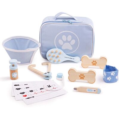 Zestaw Weterynarz Bigjigs Toys Niebieski dla Niemowląt - Zabawka, Odgrywanie Ról, Dzieci Zestaw Weterynarz Bigjigs Toys Niebieski dla Niemowląt - Zabawka, Odgrywanie Ról, Dzieci