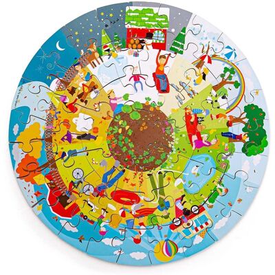 Bigjigs Holz-Jahreszeiten Bodenpuzzle - 50 Teile - Ab 2 Jahren Bigjigs Holz-Jahreszeiten Bodenpuzzle - 50 Teile - Ab 2 Jahren