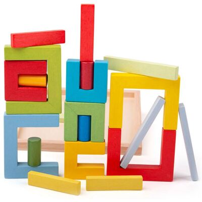Bigjigs Spielzeug Holzformen Set - Zylinder, Platten, Türöffnungen - Unisex Bigjigs Spielzeug Holzformen Set - Zylinder, Platten, Türöffnungen - Unisex