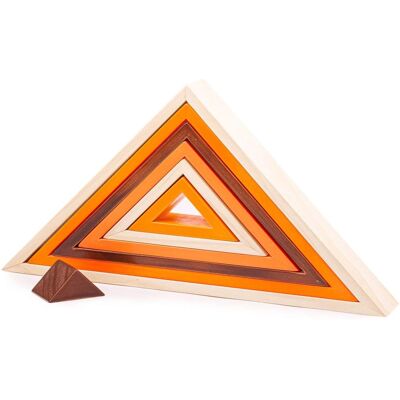 Bigjigs Toys Houten Stapel Driehoeken - Unisex Bigjigs Toys Houten Stapel Driehoeken - Unisex