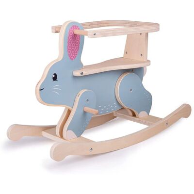 Bigjigs Toys Rocking Rabbit Toy - Natural - Toy Bigjigs Toys Rocking Rabbit Toy - Natural - Toy