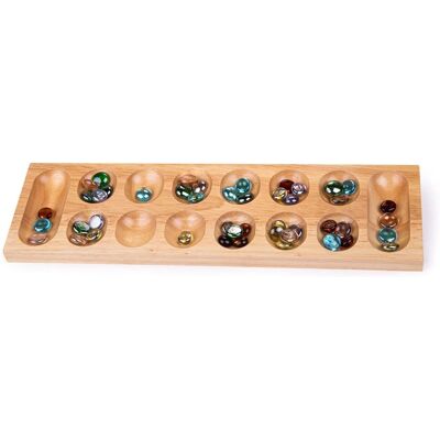 Jeu de Mancala de Bigjigs Toys - Jeu de société familial pour enfants 3+ - Publicité Jeu de Mancala de Bigjigs Toys - Jeu de société familial pour enfants 3+ - Publicité