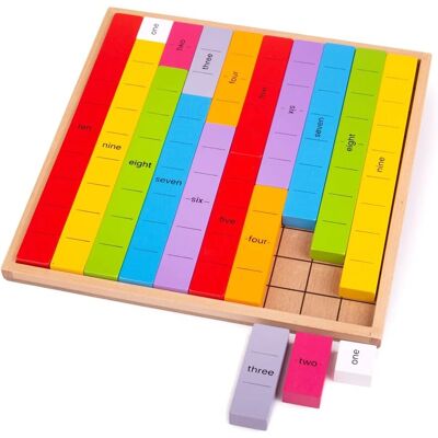Bigjigs Mathespiel aus Holz Zahlen verbinden - Lernspiel Bigjigs Mathespiel aus Holz Zahlen verbinden - Lernspiel