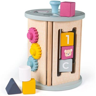 Bigjigs Toys Rollendes Aktivitätszentrum - Holz Formen- und Sortierspielzeug Bigjigs Toys Rollendes Aktivitätszentrum - Holz Formen- und Sortierspielzeug