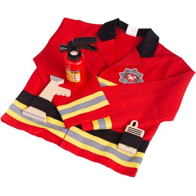 Bigjigs Toys Feuerwehr Kostüm-Set - Verkleidung & Zubehör Bigjigs Toys Feuerwehr Kostüm-Set - Verkleidung & Zubehör
